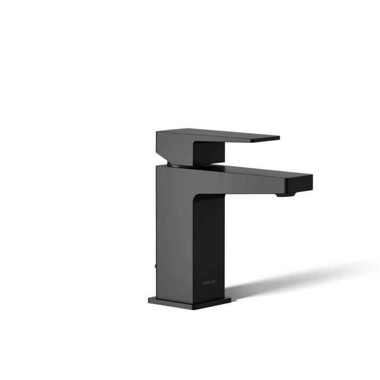 Honesty Matte Black Single-Handle Low-Arc Bathroom Faucet