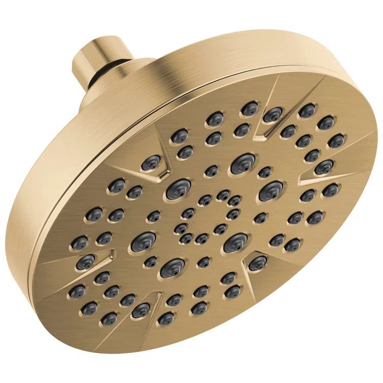 Champagne Bronze 6" Wall Mounted Multi-Function Shower Head