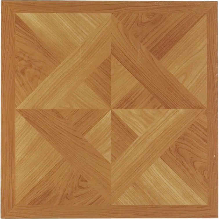 Light Oak 12" x 12" Self-Adhesive Vinyl Floor Tiles, 45-Pack
