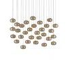 Modern Farmhouse Silver Globe 30-Light Cluster Pendant