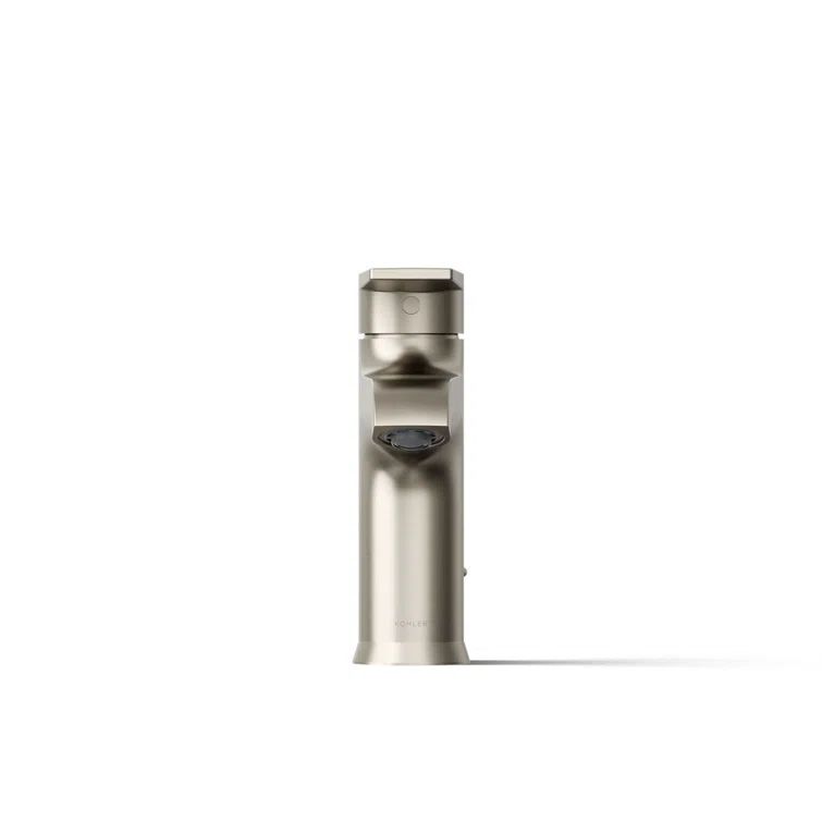 Hint Vibrant Brushed Nickel Single-Handle Low-Arc Bathroom Faucet