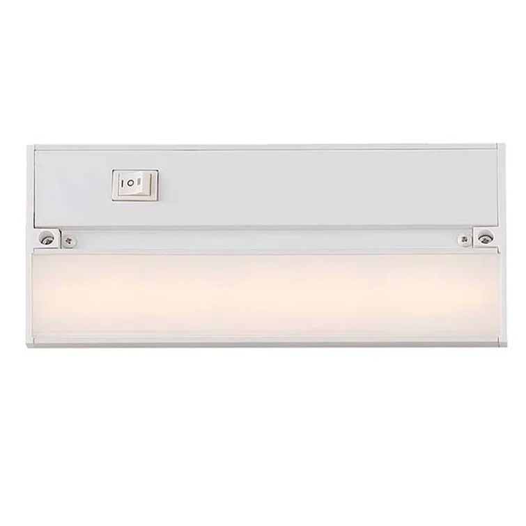 White Aluminum 9'' LED Under Cabinet Light Bar
