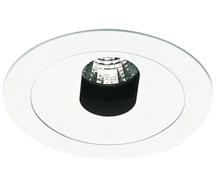 Solaris 4'' White LED Glass Recessed Trim with Adjustable Beam