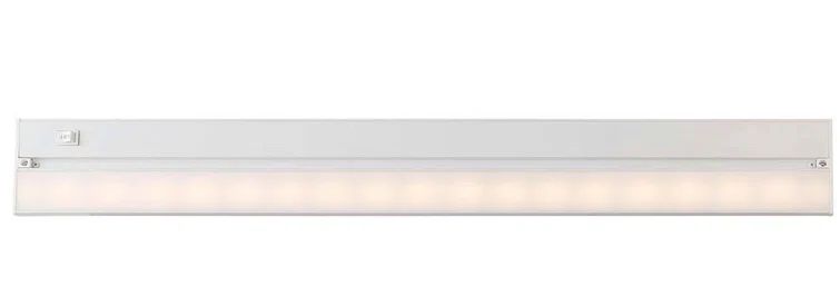White Aluminum 32'' LED Under Cabinet Light Bar
