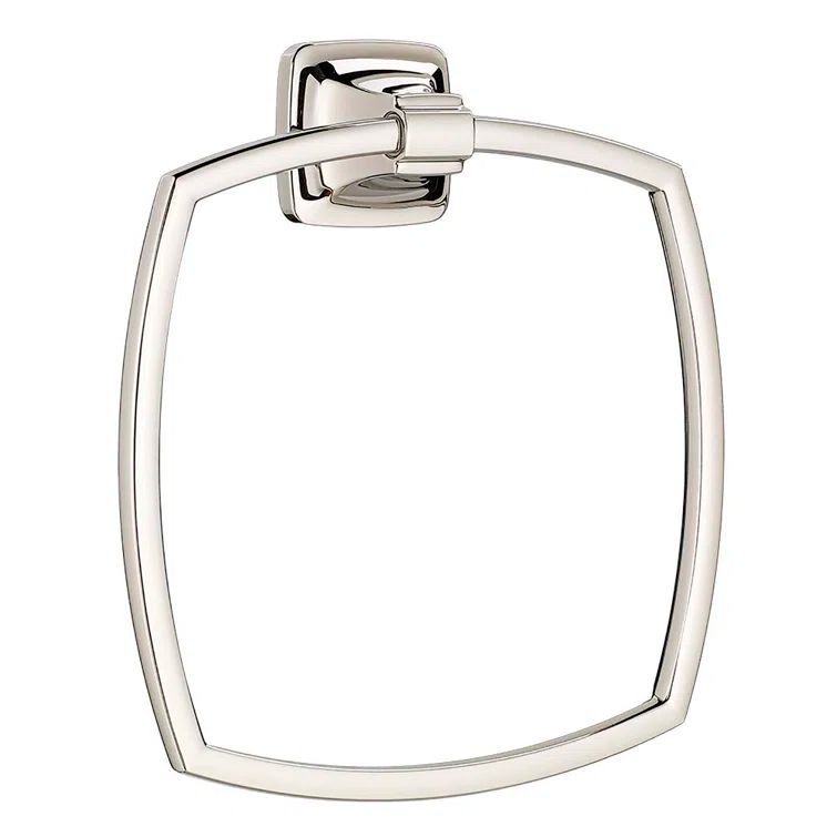 Polished Nickel Wall Mounted Towel Ring