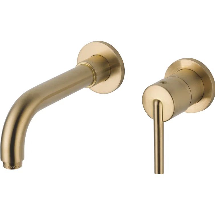 Trinsic Contemporary Bronze Wall-Mounted Bathroom Faucet