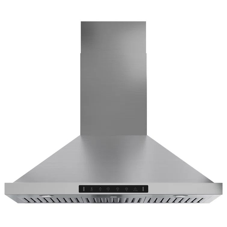 30" Stainless Steel Wall Mounted Range Hood with Touch Control