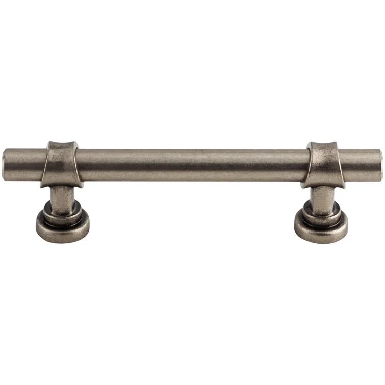 Pewter Antique 5 1/2" Modern Bar Pull with Mounting Hardware