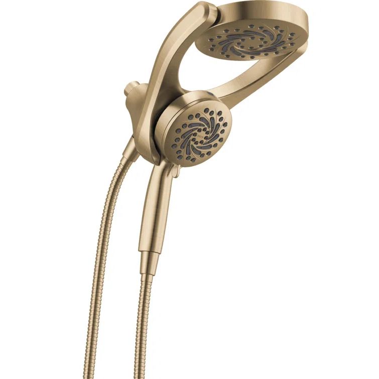 Champagne Bronze Dual Head High Pressure Rain Shower with Handheld