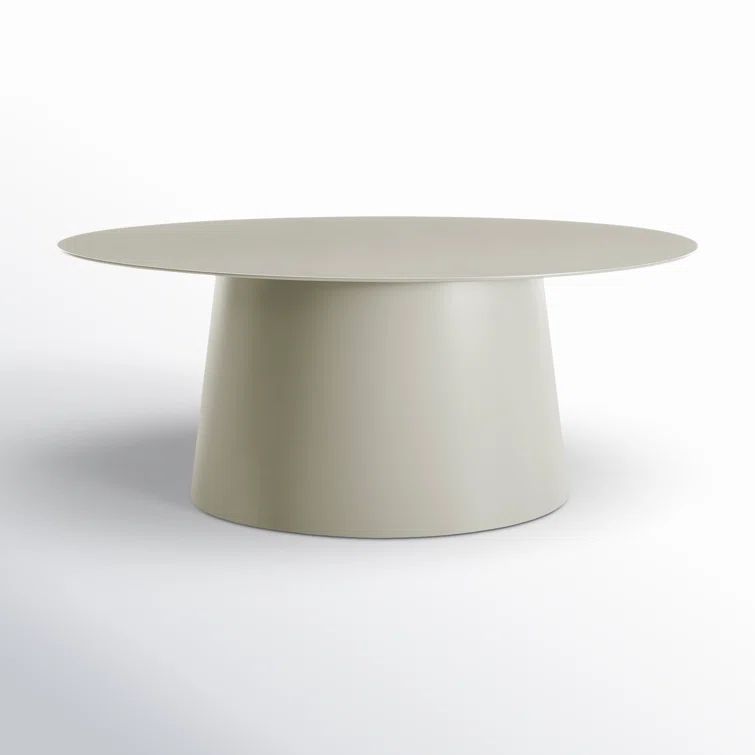 Putty Metal Outdoor Large Round Coffee Table