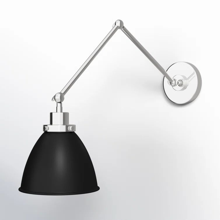 Burnished Brass Steel Dimmable Single Light Wall Sconce