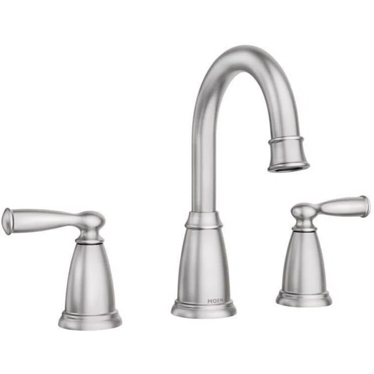 Moen Banbury Brushed Nickel Two-Handle Bathroom Faucet
