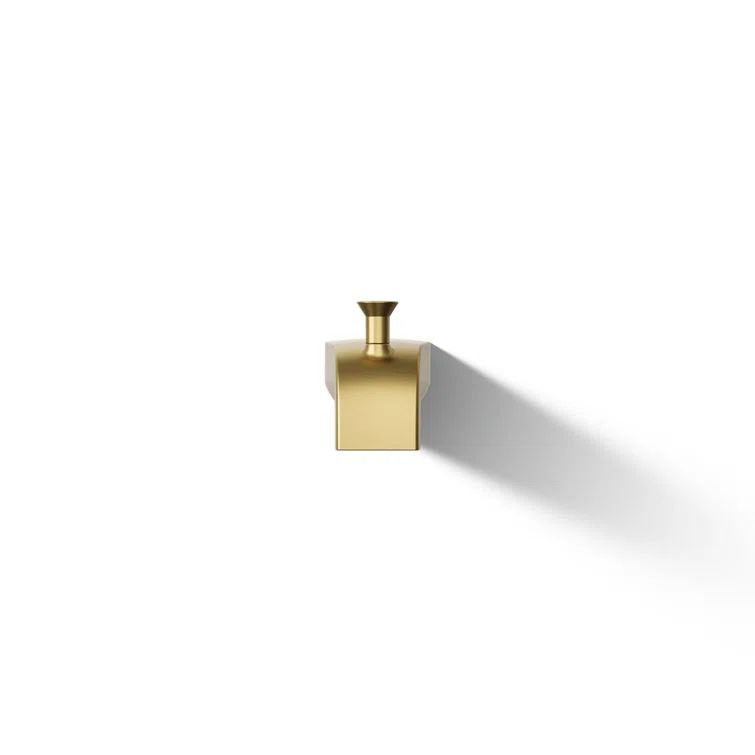 Vibrant Brushed Moderne Brass Wall-Mount Bath Spout with Diverter