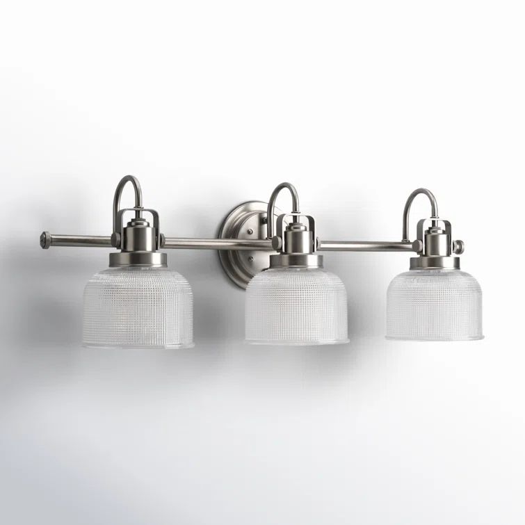Archie Antique Nickel 3-Light 26.25" Bath & Vanity Fixture