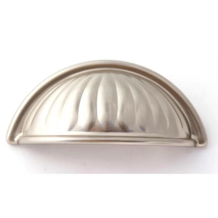 Satin Nickel 3'' Center to Center Cup Pull