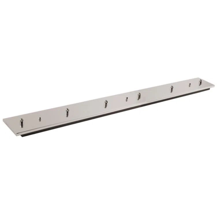 Brushed Nickel 41'' Multi-Port Linear Canopy with LED and Incandescent Compatibility