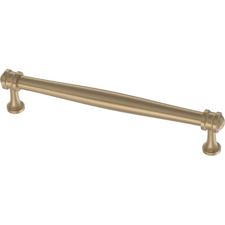 Champagne Bronze 6.3'' Industrial Bar Pull with Mounting Hardware