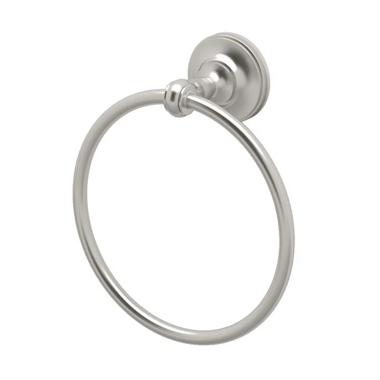 Tavern Satin Nickel Wall Mounted Towel Ring