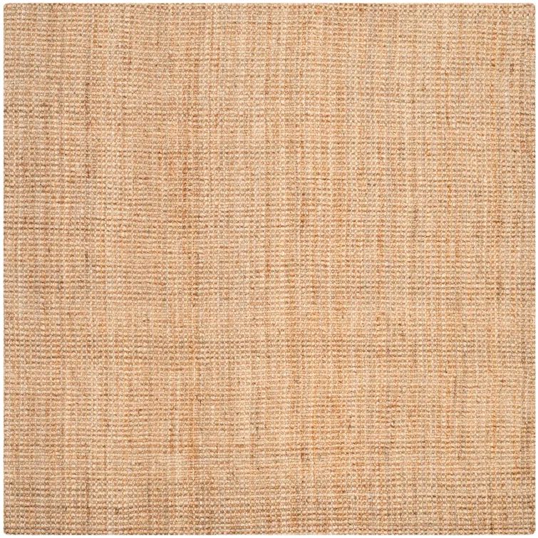 Auckland Natural Jute Handmade Flatweave Square Area Rug