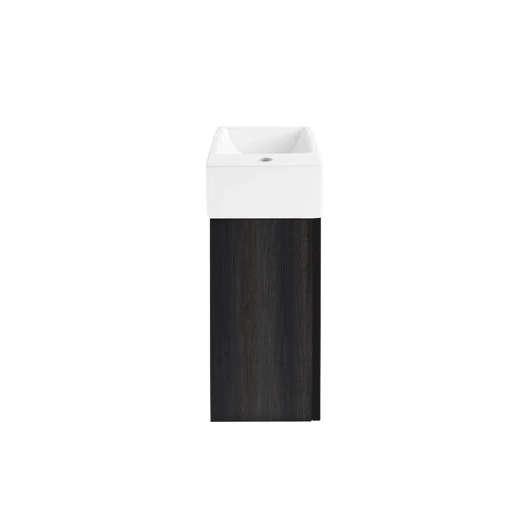 Colmer 18" Black Single Cabinet Bathroom Vanity