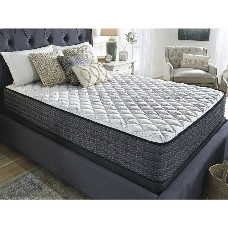 Contemporary White Full Innerspring Gel Memory Foam Mattress