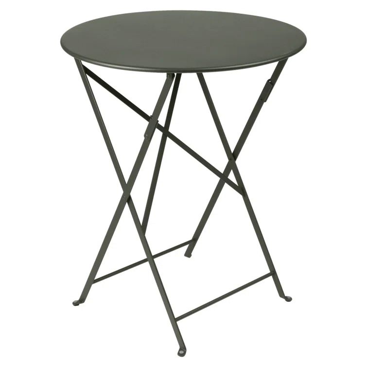 Rosemary Green Metal Round Folding Bistro Table