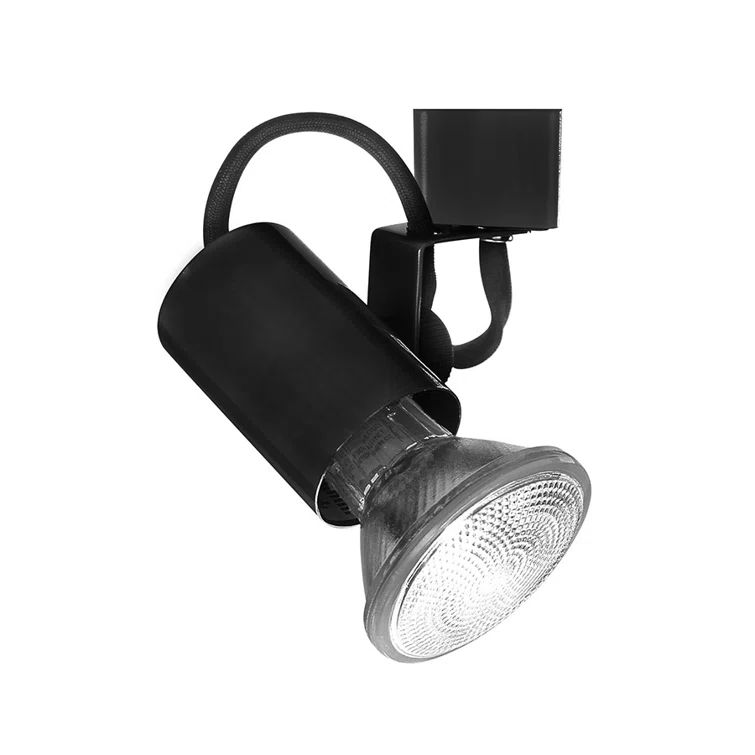 Sleek Minimalist 2.5" Black Line Voltage Track Head