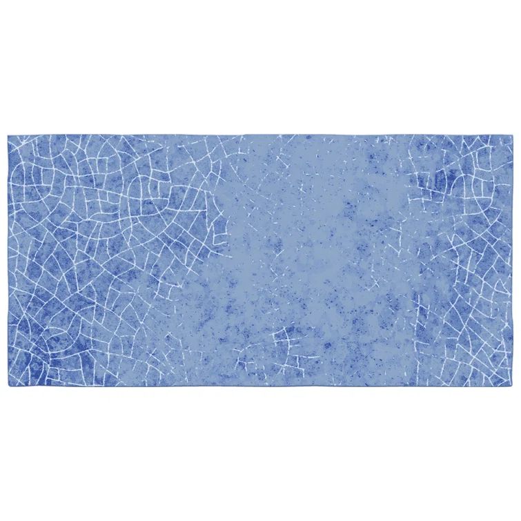 Myst Blue Lava Glossy Ceramic Wall Tile, 4" x 8"