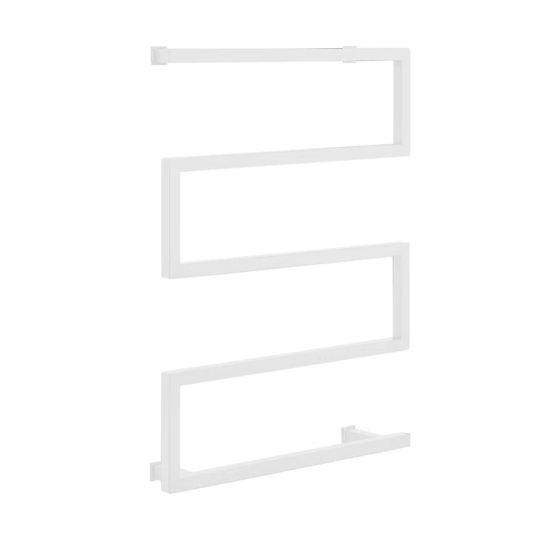 Voltaire 5-Bar Matte White Stainless Steel Electric Towel Warmer
