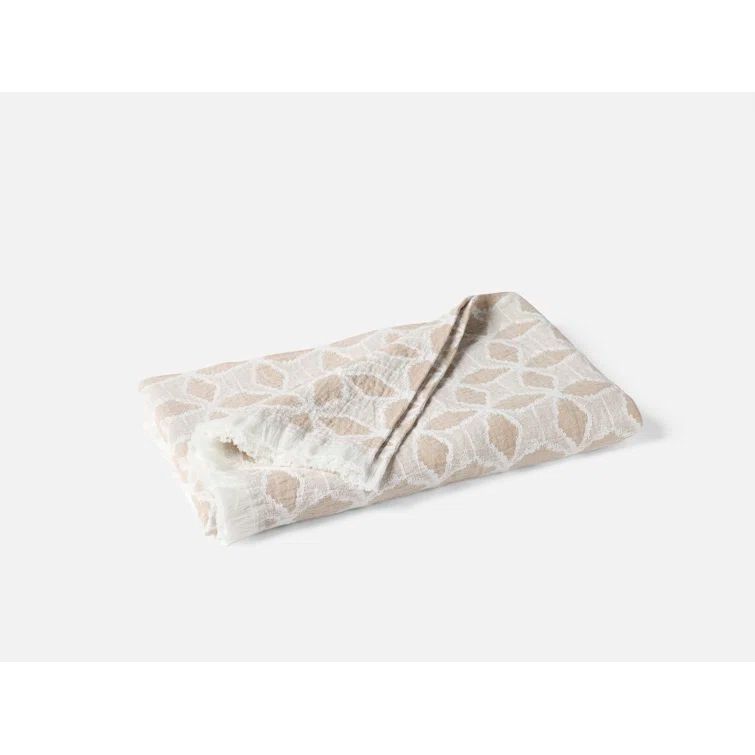 Doe Organic Cotton Reversible Throw Blanket with Fringe