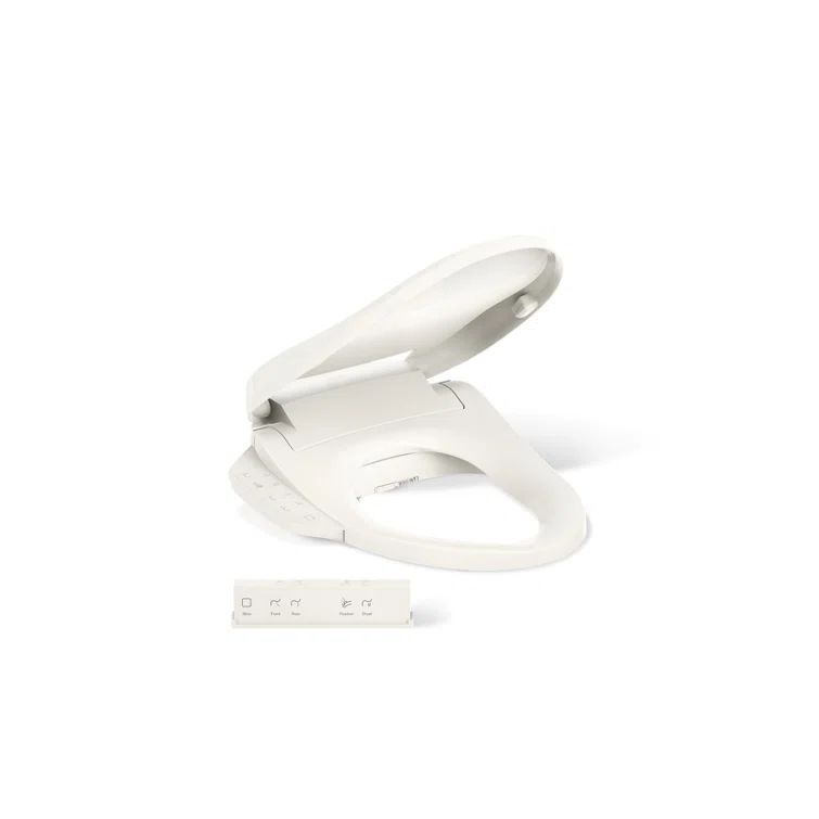 Biscuit Electric Heated Bidet Toilet Seat with Remote Control