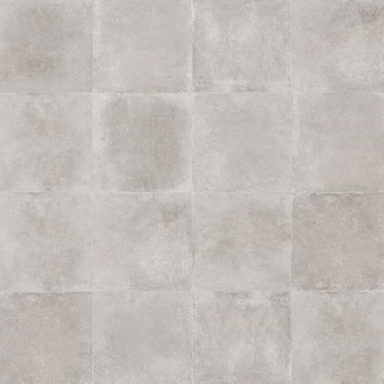 Pearl Gray Matte Porcelain Large Format Floor and Wall Tile
