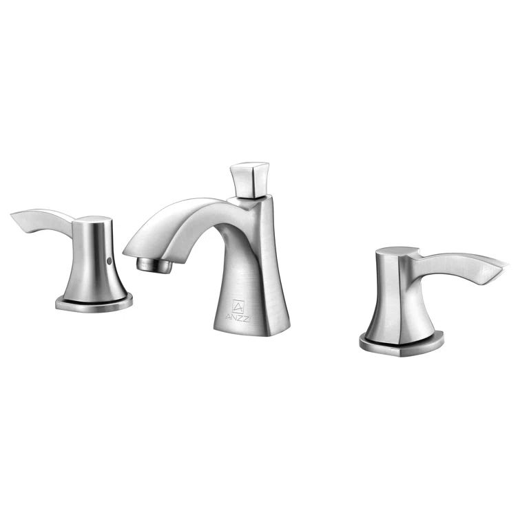 Sonata Traditional Brushed Nickel 2-Handle Mid-Arc Bathroom Faucet