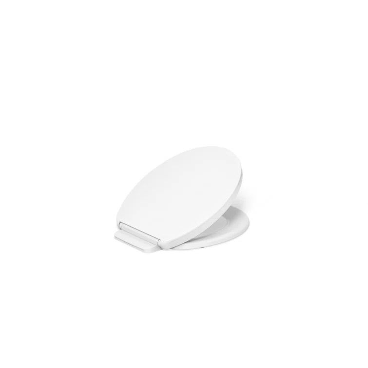 White Round Quiet-Close Toilet Seat with ReadyLatch