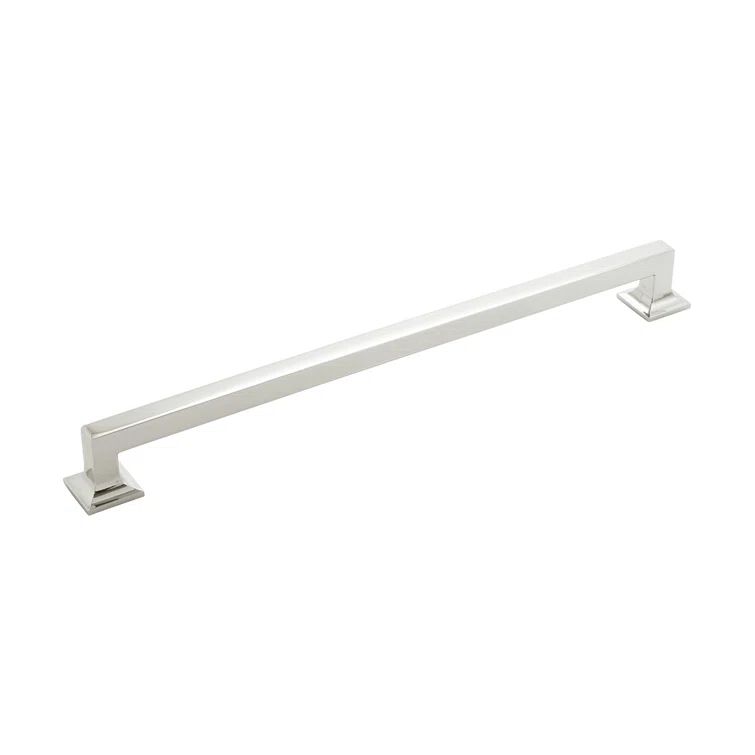 Polished Nickel 18-Inch Modern Appliance Pull with Mounting Hardware