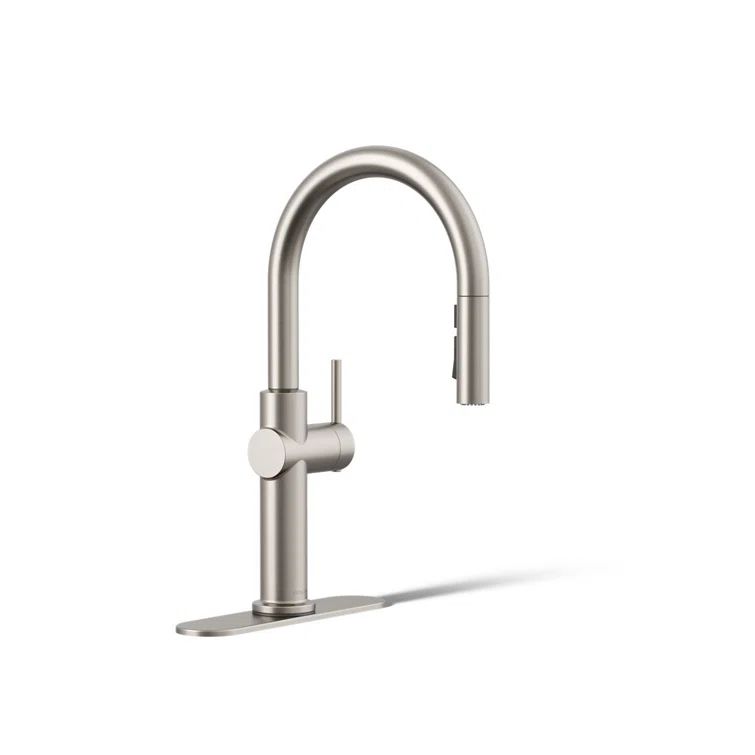 Crue Vibrant Stainless Single-Handle Pull-Down Kitchen Faucet