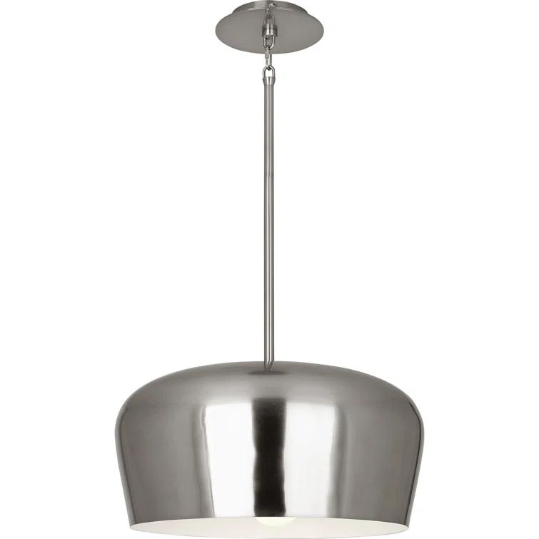 Dark Antique Nickel Bowl Pendant Light