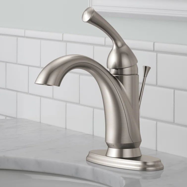 Haywood Stainless Steel Single Hole Modern Bathroom Faucet