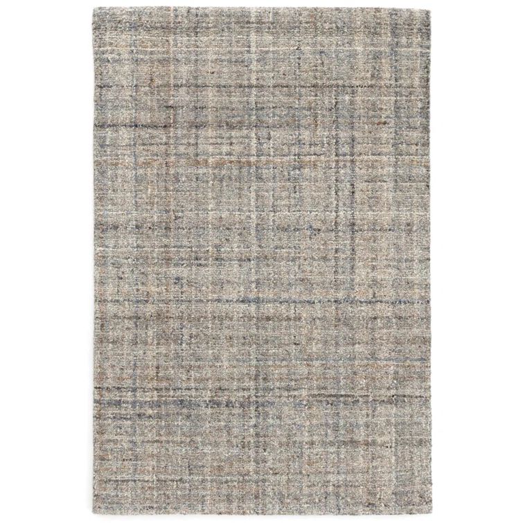 Handmade Harris Blue/Brown Wool Rectangular Rug 10' x 14'