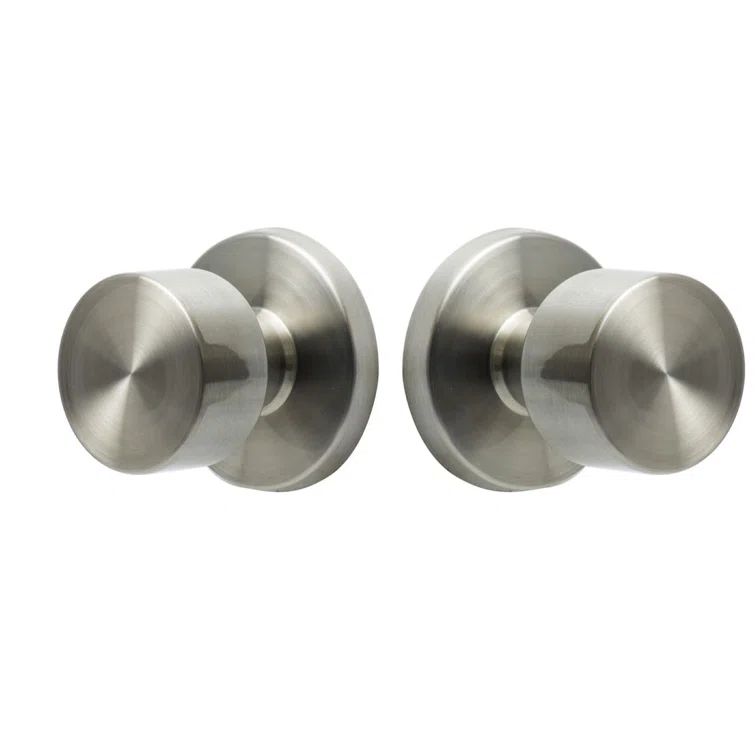 Satin Stainless Steel Modern Passage Door Knob