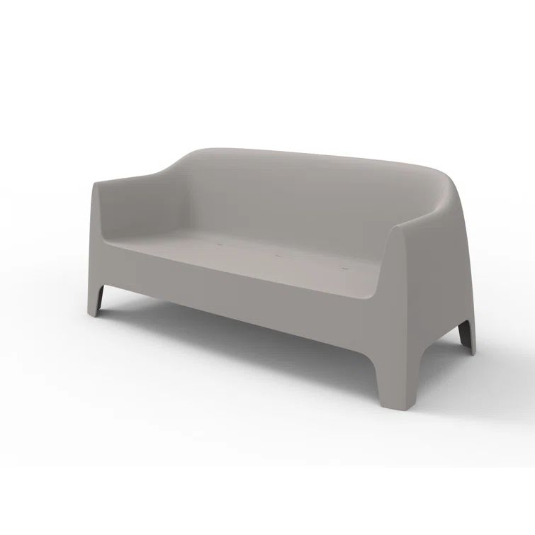 Stefano Giovannoni 71'' Ecru Matte Polypropylene Outdoor Sofa