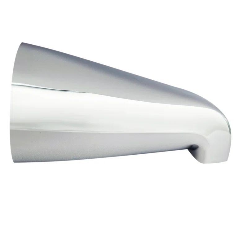 Polished Chrome Wall Mounted Tub Spout for Kitchen