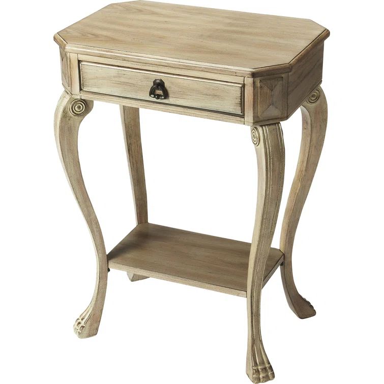 Driftwood Rectangular Solid Wood Console Table with Storage