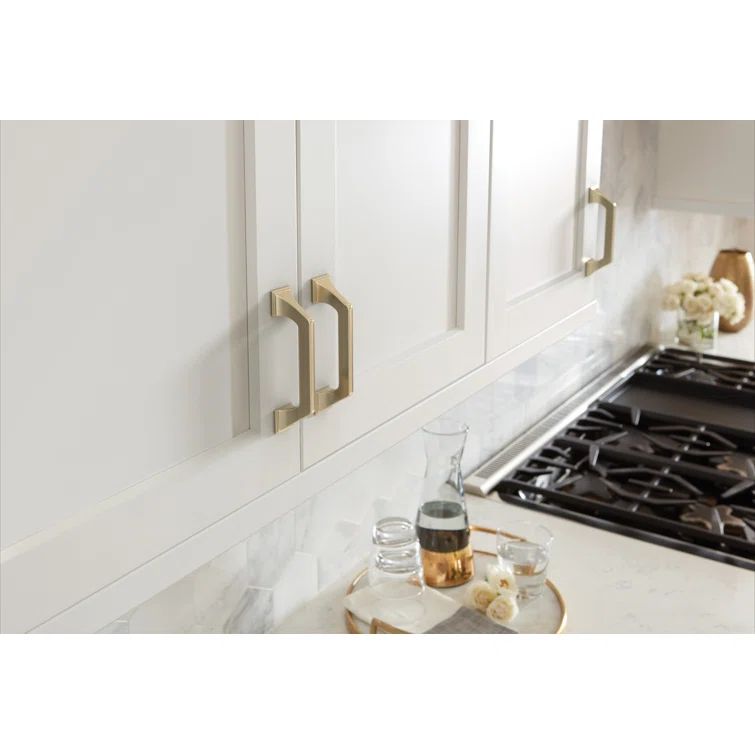 Golden Champagne Modern Industrial Cabinet Bar Pull