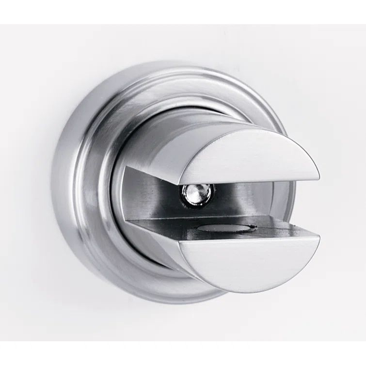 Alno Infinity Satin Nickel Wall-Mounted Shelf Brackets, 1.5"