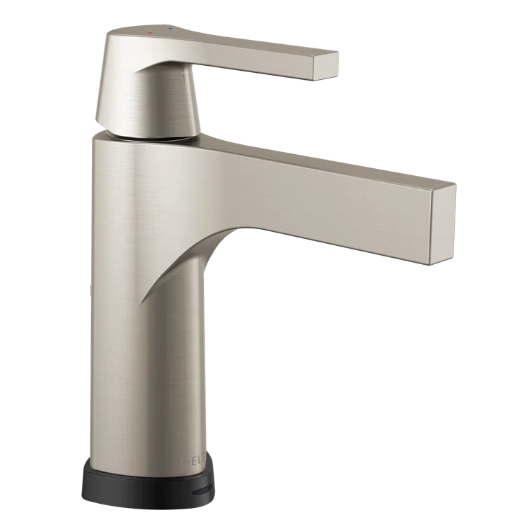 Modern Stainless Steel Single Hole Bathroom Faucet with ADA Compliance