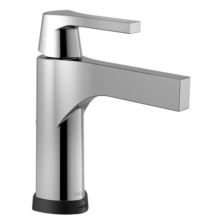 Zura 7 3/4" Chrome Modern Single Hole Faucet with Touch2O Technology
