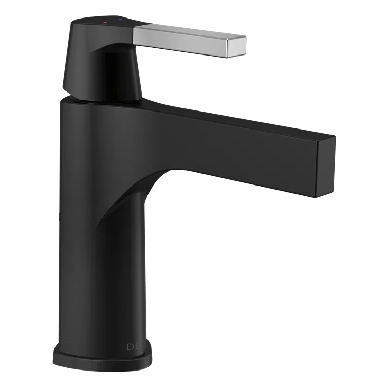 Modern Chrome Brass 7.5" Single Hole Faucet with Drain Assembly