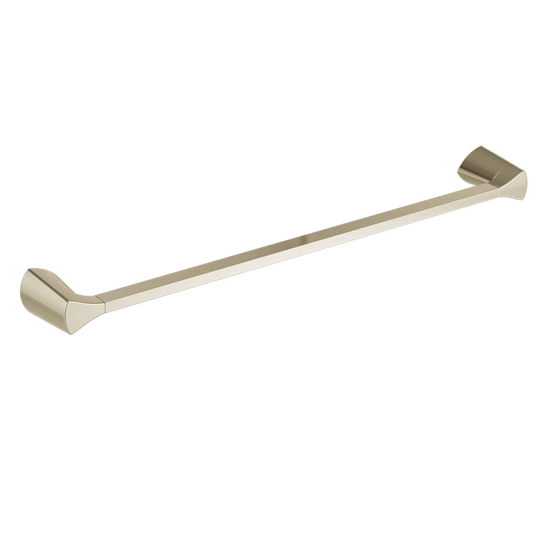 Polished Nickel Modern Wall Mounted 24" Towel Bar
