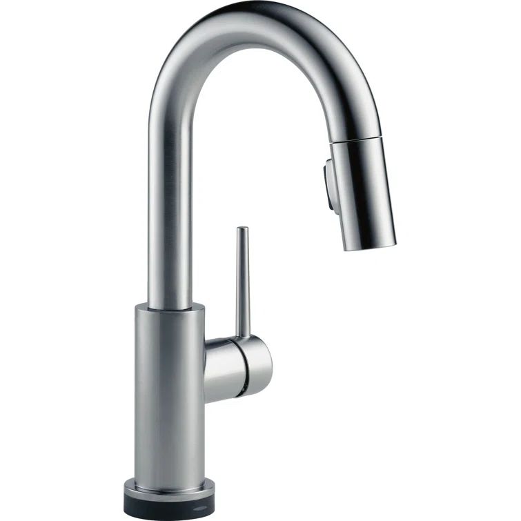 Stainless Steel Modern Pull-Down Kitchen Faucet with Touch Technology